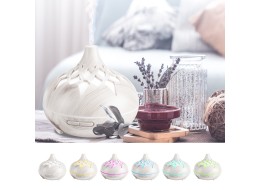 Aroma-diffuser Palm hvitt tre 500 ml