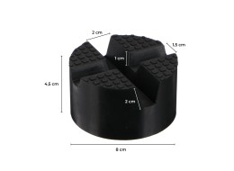 Gummipute til biljekk JACK PAD 5
