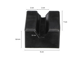Gummiplate for biljekk JACK PAD 9