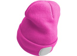 Lue med hodelykt 180 lm, oppladbar, USB, one size, bomull/PE, rosa