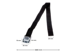 Festestropper for å feste elsykkeldekk, lengde 650 mm, 2 stk - reservedel