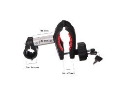 Arm/rammeholder til sykkelstativ for tilhengerfeste, kort, 7 cm - reservedel