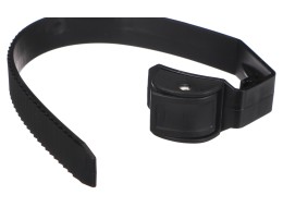 Hurtigspennende stropp for sykkelstativ på tilhengerfeste, lengde 38 cm, svart - reservedel