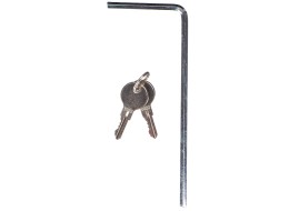 Tverrbjelke med lås aluminium ROOF RACK 120cm, lastekapasitet 90kg
