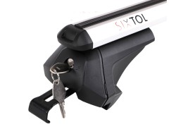 Aluminium tverrbjelke med lås ROOF RACK IN PRO, 120 cm, lastekapasitet 90 kg