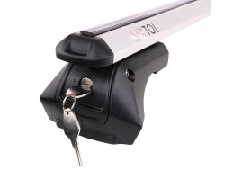 Aluminium tverrbjelke med lås ROOF RACK PRO, 120 cm, lastekapasitet 90 kg