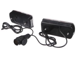 Sett med lamper med kabel og 13-pins plugg for sykkelstativ E-BIKE PREMIUM - reservedel