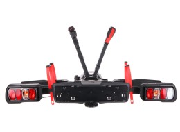 Sykkelstativ for tilhengerfeste E-BIKE 2 PREMIUM - 2 elsykler, lastekapasitet 60 kg, sammenleggbart
