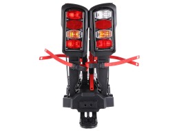 Sykkelstativ for tilhengerfeste E-BIKE 2 PREMIUM - 2 elsykler, lastekapasitet 60 kg, sammenleggbart