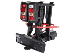 Sykkelstativ for tilhengerfeste E-BIKE 2 PREMIUM - 2 elsykler, lastekapasitet 60 kg, sammenleggbart