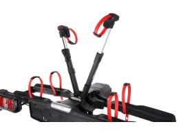Sykkelstativ for tilhengerfeste E-BIKE 2 PREMIUM - 2 elsykler, lastekapasitet 60 kg, sammenleggbart