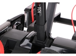 Sykkelstativ for tilhengerfeste E-BIKE 2 PREMIUM - 2 elsykler, lastekapasitet 60 kg, sammenleggbart