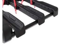 Sykkelstativ for tilhengerfeste E-BIKE 3 PREMIUM - 3 elsykler, lastekapasitet 60 kg, sammenleggbart