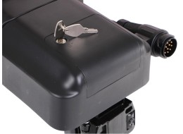 Sykkelstativ for tilhengerfeste E-BIKE 3 PREMIUM - 3 elsykler, lastekapasitet 60 kg, sammenleggbart