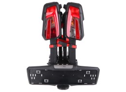 Sykkelstativ for tilhengerfeste E-BIKE 2 PRO - 2 elsykler, lastekapasitet 60 kg, sammenleggbart