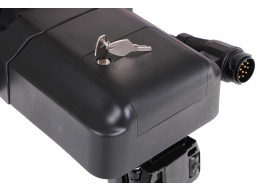 Sykkelstativ for tilhengerfeste E-BIKE 2 PRO - 2 elsykler, lastekapasitet 60 kg, sammenleggbart