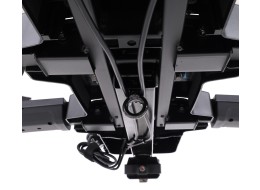 Sykkelstativ for tilhengerfeste E-BIKE 3 PRO - 3 elsykler, lastekapasitet 60 kg, sammenleggbart