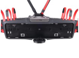 Sykkelstativ for tilhengerfeste E-BIKE 3 PRO - 3 elsykler, lastekapasitet 60 kg, sammenleggbart