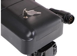 Sykkelstativ for tilhengerfeste E-BIKE 3 PRO - 3 elsykler, lastekapasitet 60 kg, sammenleggbart