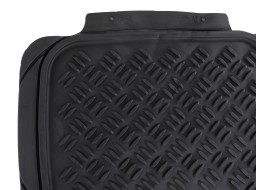 Universelle gummibilmatter CAR MAT UNI SET 3, komplett, 4 stk