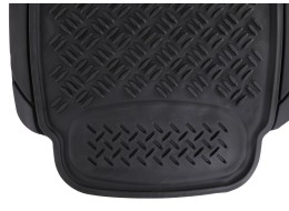Universelle gummibilmatter CAR MAT UNI SET 3, komplett, 4 stk