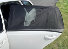 Solskjerm til sidevindu / dørtrekk CAR SUNSHADE SET 2, str. M, 2 stk
