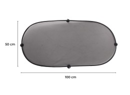 Solskjerm med sugekopp for bilvindu CAR SUNSHADE 8, 100 x 50 cm