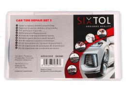 Sett for reparasjon av punktering CAR TIRE REPAIR SET 3