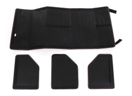 Bagasjeromsorganisator CAR COMPACT LEATHER L, 2 rom, sammenleggbar, med lokk