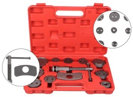 Verktøy for innpressing av bremsepistoner MECHANIC BRAKE SET 12, sett 12 stk