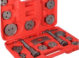 Verktøy for innpressing av bremsepistoner MECHANIC BRAKE SET 18, sett 18 stk