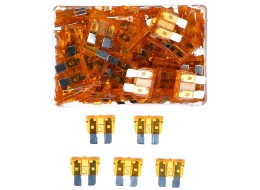 Sett med blad-sikringer for bil MECHANIC FUSE SET 5A, 100 stk
