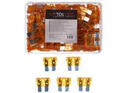 Sett med blad-sikringer for bil MECHANIC FUSE SET 5A, 100 stk