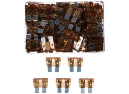 Sett med blad-sikringer for bil MECHANIC FUSE SET 7,5A, 100 stk