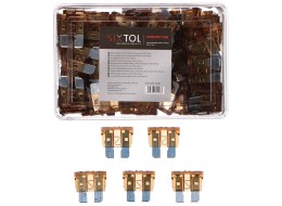Sett med blad-sikringer for bil MECHANIC FUSE SET 7,5A, 100 stk