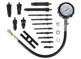 Sett for kompresjonstest av dieselmotorer MECHANIC ENGINE TESTER 19, 0-70 bar, 19 stk