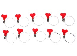 Slangeklemme med vingemutter MECHANIC CONNECT 32-44 mm, 10 stk