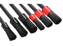 Sett med presisjonsbørster for bilrengjøring CAR DETAILING BRUSH 6, 6 stk