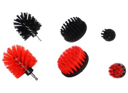 Sett med børster for drill til bilrengjøring CAR DETAILING DRILL BRUSH 6, 6 stk