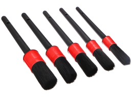 Sett med myke presisjonsbørster for bilrengjøring CAR DETAILING BRUSH 5 SOFT, 5 deler