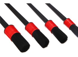 Sett med myke presisjonsbørster for bilrengjøring CAR DETAILING BRUSH 5 SOFT, 5 deler