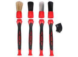 Sett med presisjonsbørster med utskiftbare munnstykker for bilrengjøring CAR DETAILING BRUSH 4