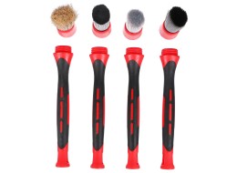 Sett med presisjonsbørster med utskiftbare munnstykker for bilrengjøring CAR DETAILING BRUSH 4