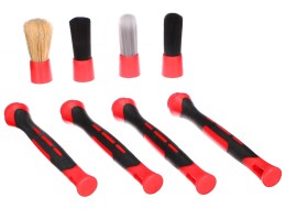 Sett med presisjonsbørster med utskiftbare munnstykker for bilrengjøring CAR DETAILING BRUSH 4