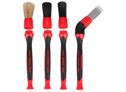 Sett med presisjonsbørster med utskiftbare munnstykker for bilrengjøring CAR DETAILING BRUSH 4