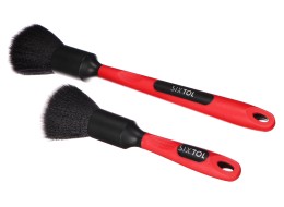 Sett med presisjonsbørster for bilrengjøring med ergo-håndtak CAR DETAILING BRUSH 2 PRO, 2 stk