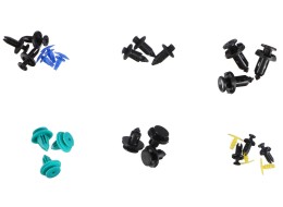 Sett med klips, fester og nagler for biltrekk MECHNIC TRIM CLIP SET 700