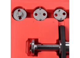 Pneumatisk presse for bremsekolber MECHANIC BRAKE SET PNEU 16, sett 16 stk