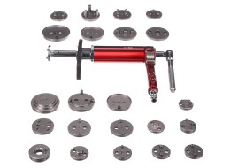 Pneumatisk presse for bremsekolber MECHANIC BRAKE SET PNEU 23, sett 23 stk