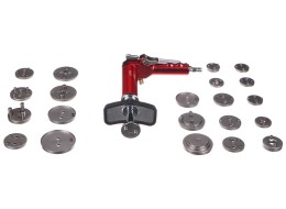 Pneumatisk presse for bremsekolber MECHANIC BRAKE SET PNEU 23, sett 23 stk